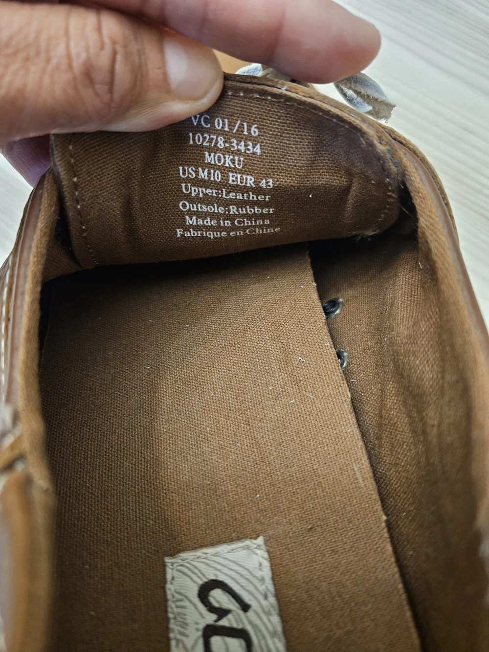 OluKai Men's Chestnut Brown Leather Boat Shoes